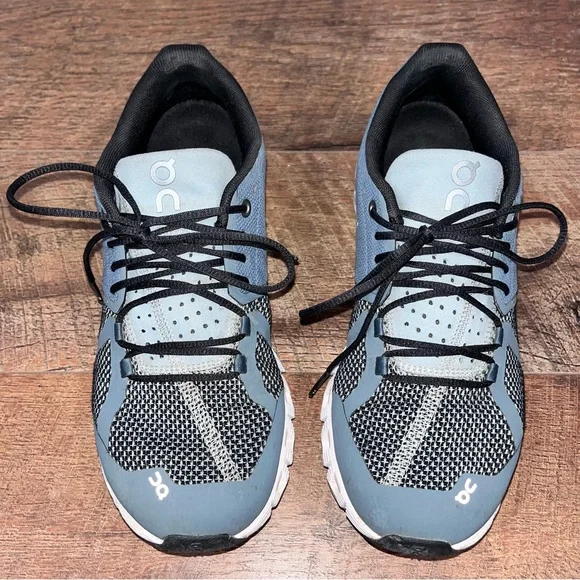 On Running Women's Sneakers - Blue and Black - Picture 4 of 13